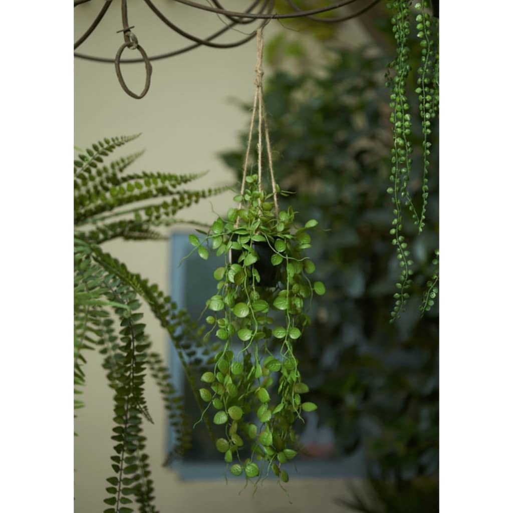 Plante artificielle suspendue Ceropegia en pot