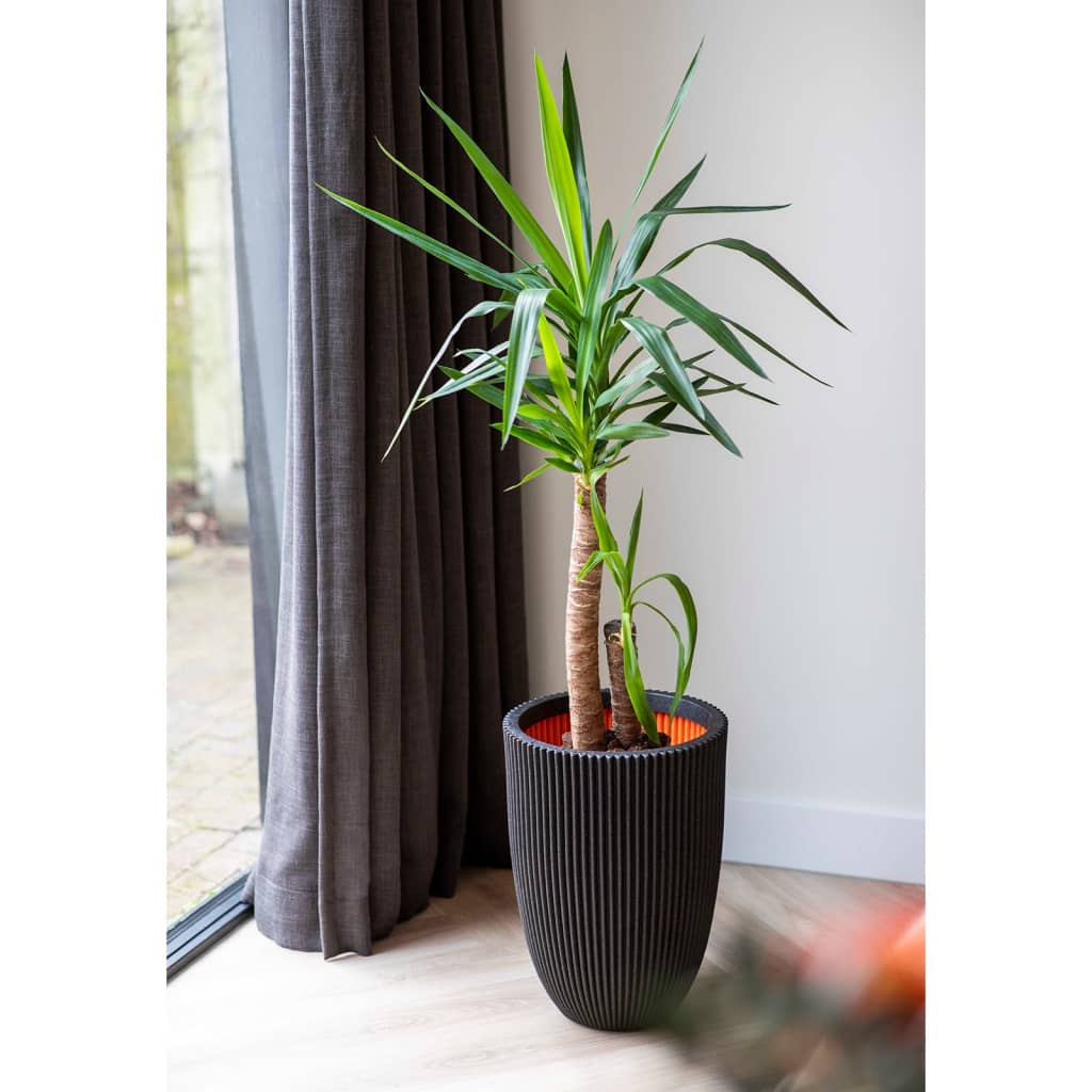pot a fleur Groove Noir