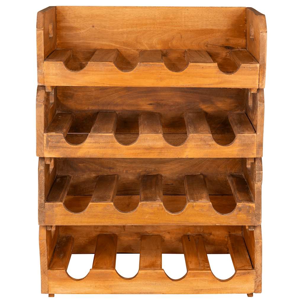 Casiers à bouteilles bois d'acajou