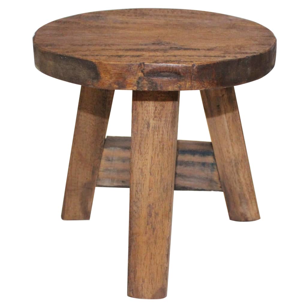 Tabouret bois d'acajou