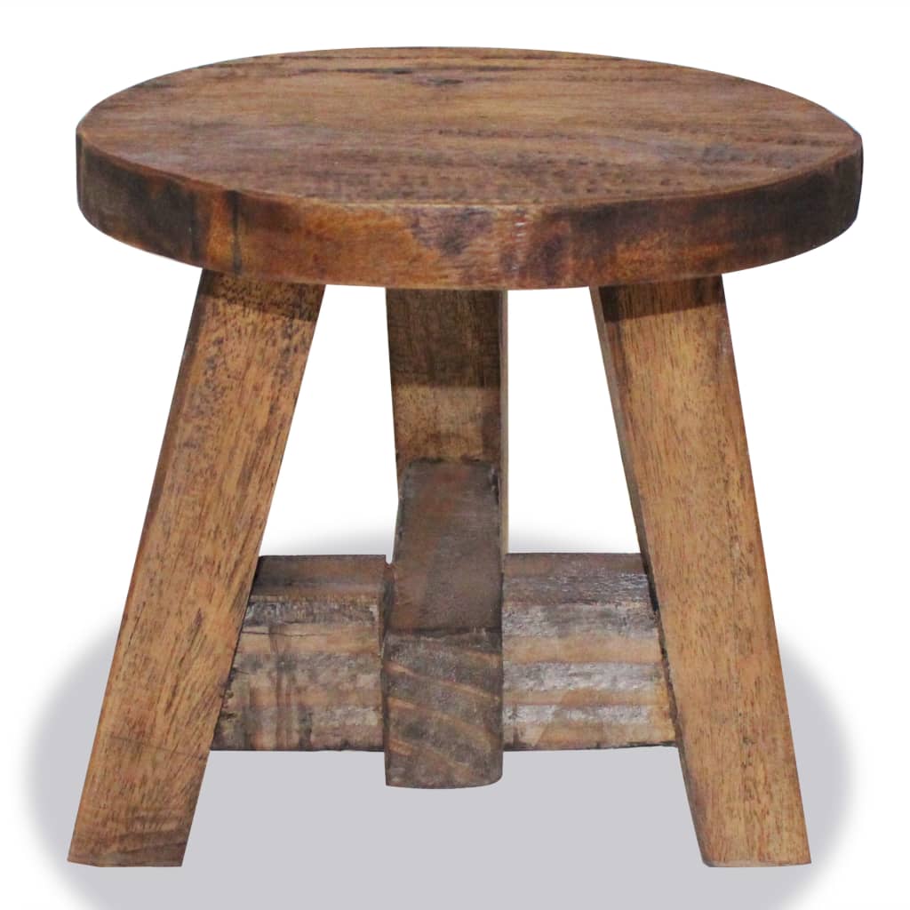 Tabouret bois d'acajou