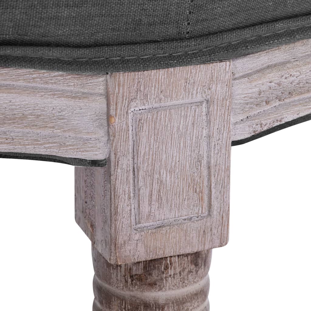 Banc Lin Gris foncé