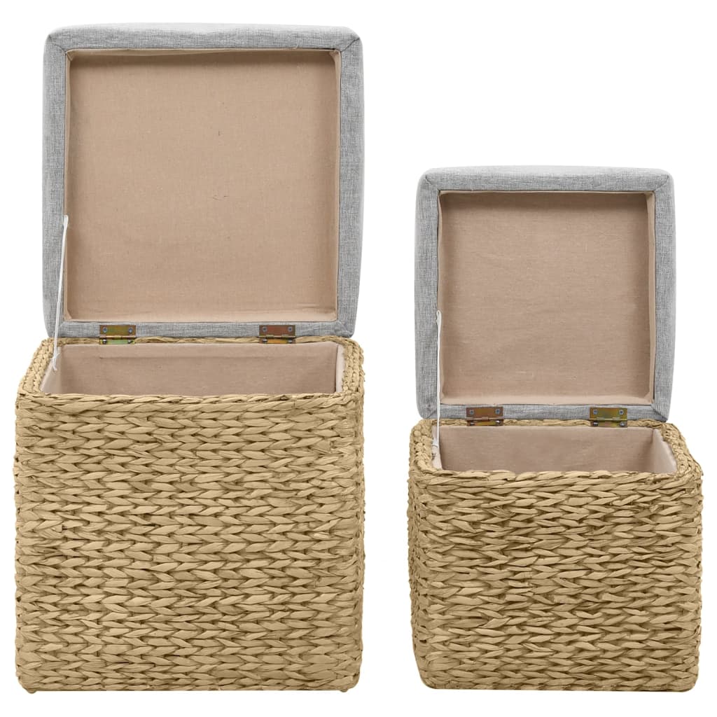 pouf Jacinthe d'eau Gris