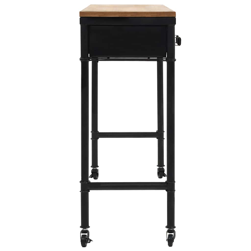 Table console et bois de sapin