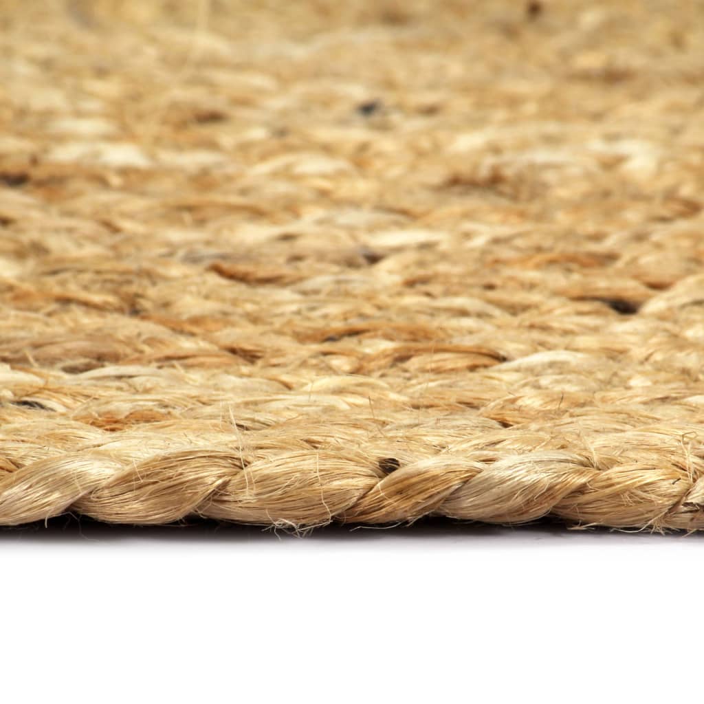 Napperons 6 pcs Rond en Jute