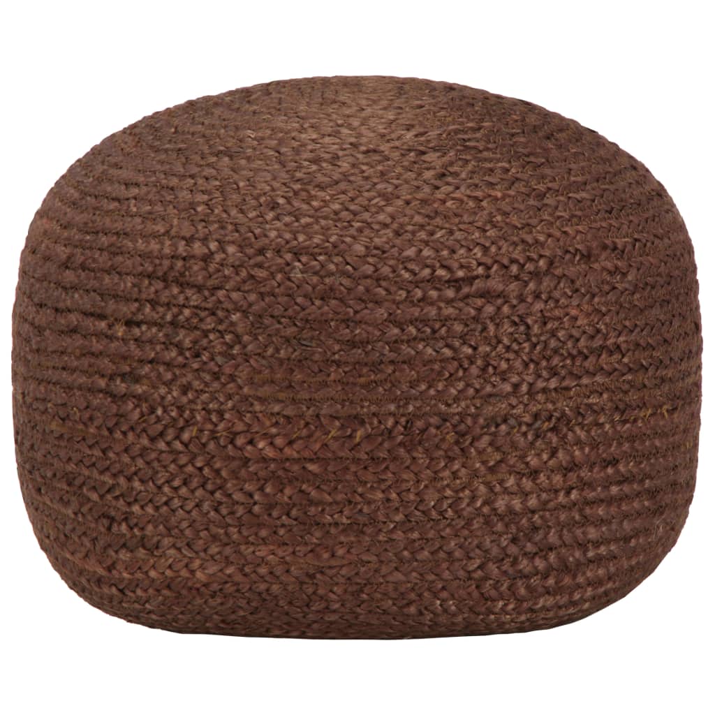 Pouf fait à la main Marron Jute