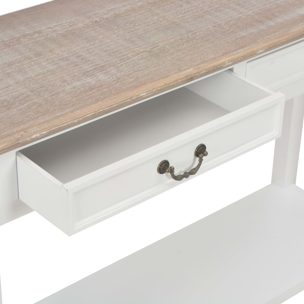 Table console Bois blanc