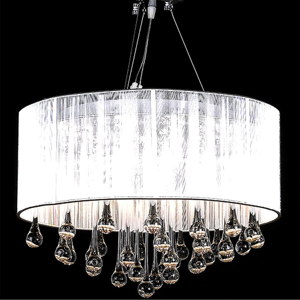 Lustre en cristaux Blanc