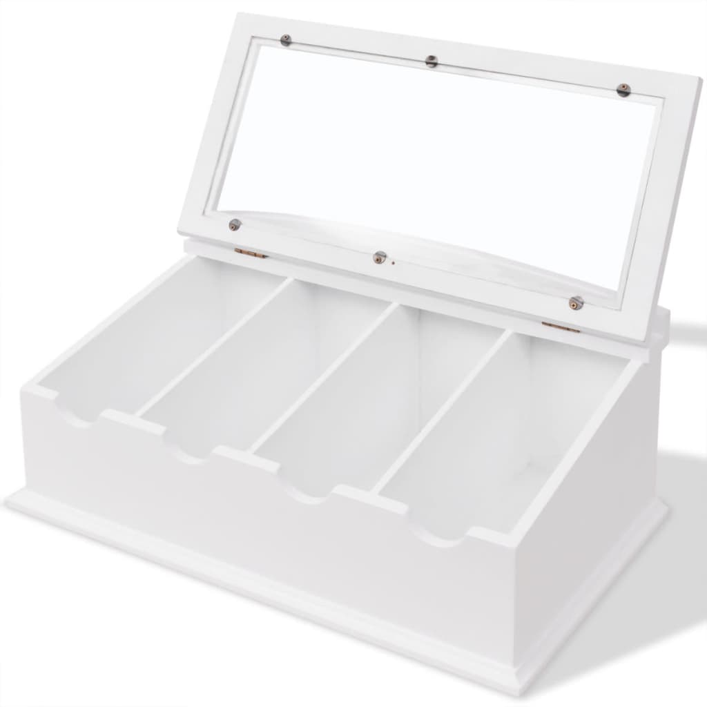 Boite a thé Blanc