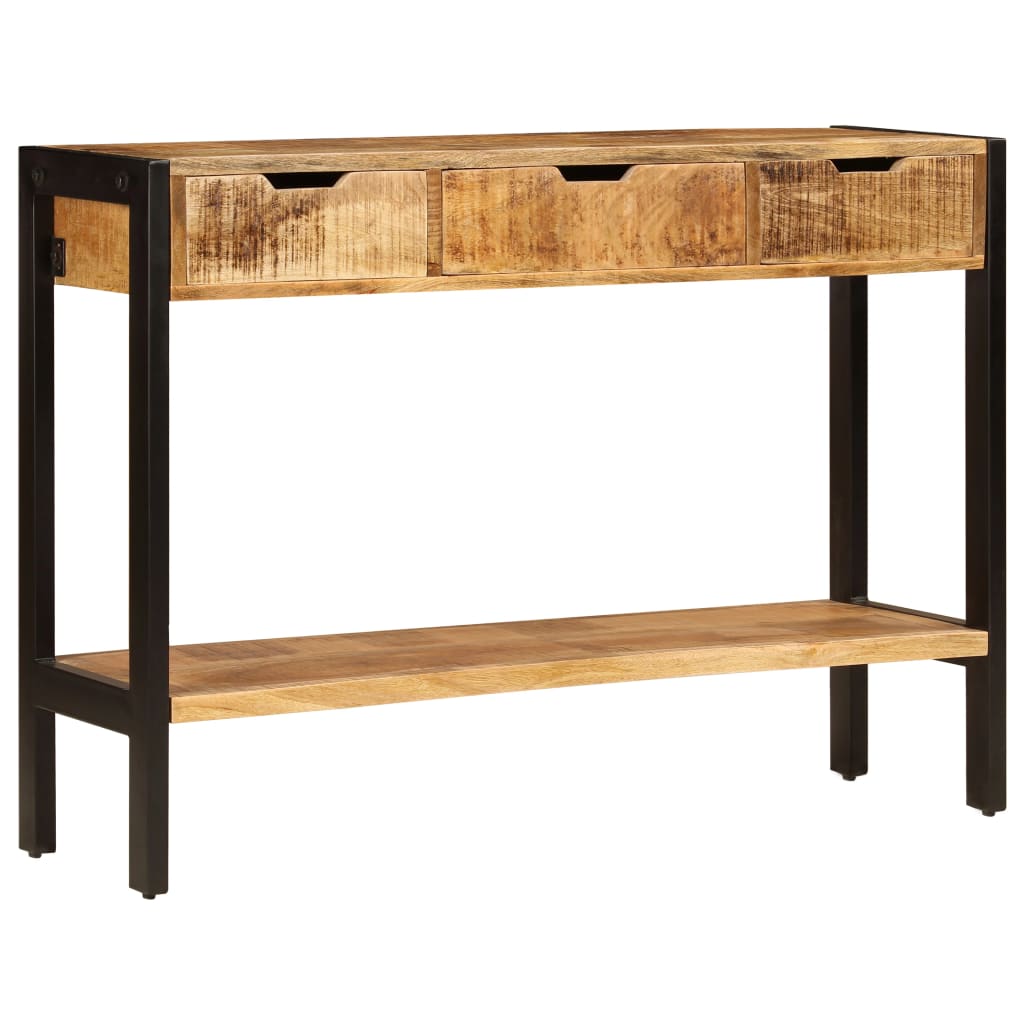 Buffet 3 tiroirs Bois de manguier massif