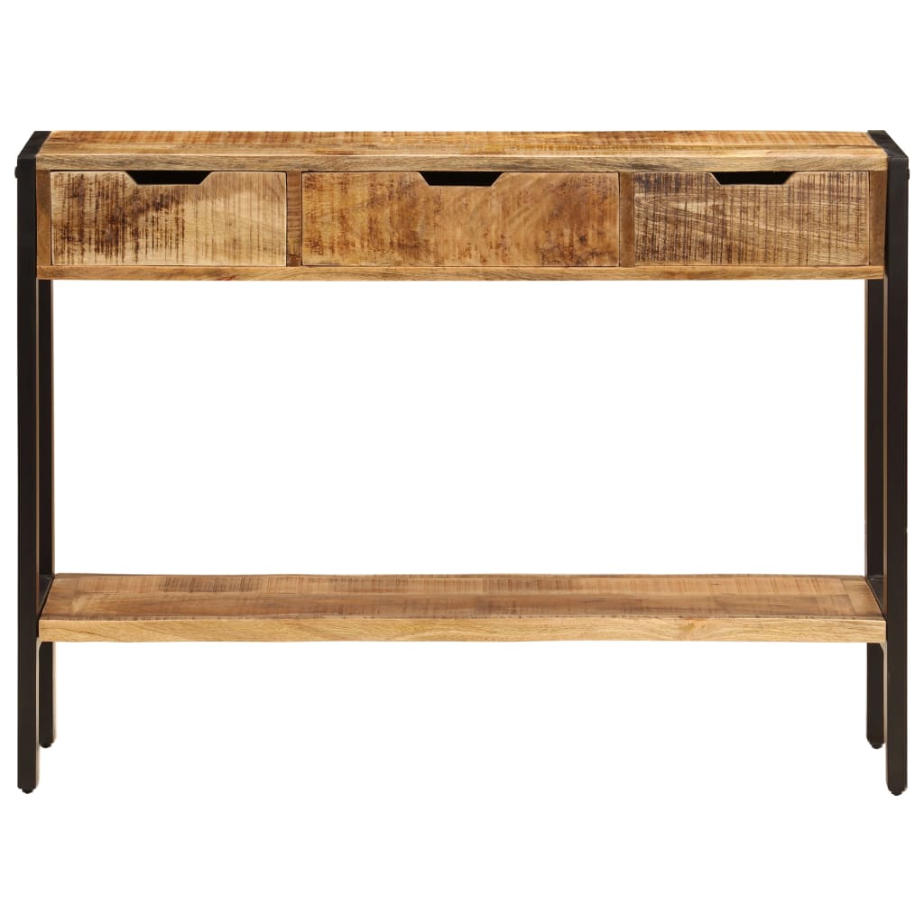 Buffet 3 tiroirs Bois de manguier massif