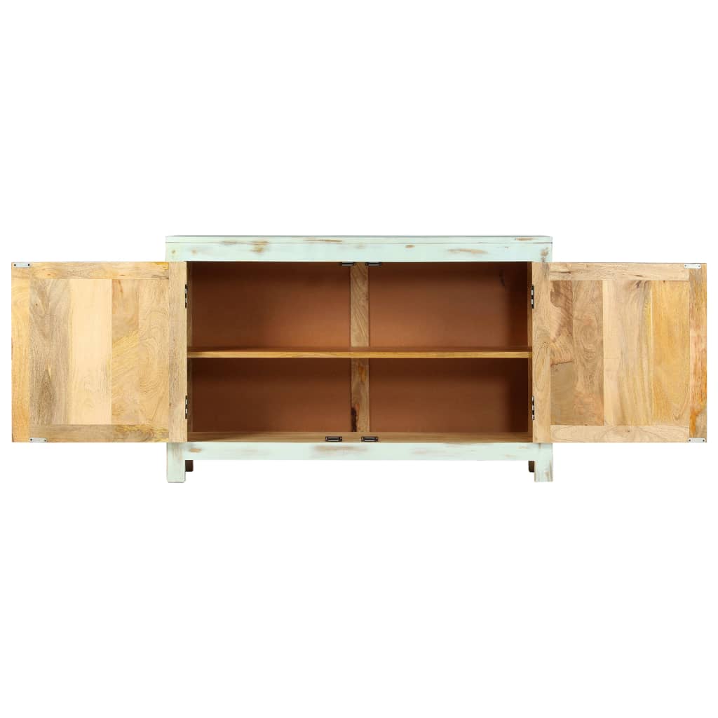 Buffet Bleu clair Bois de manguier massif