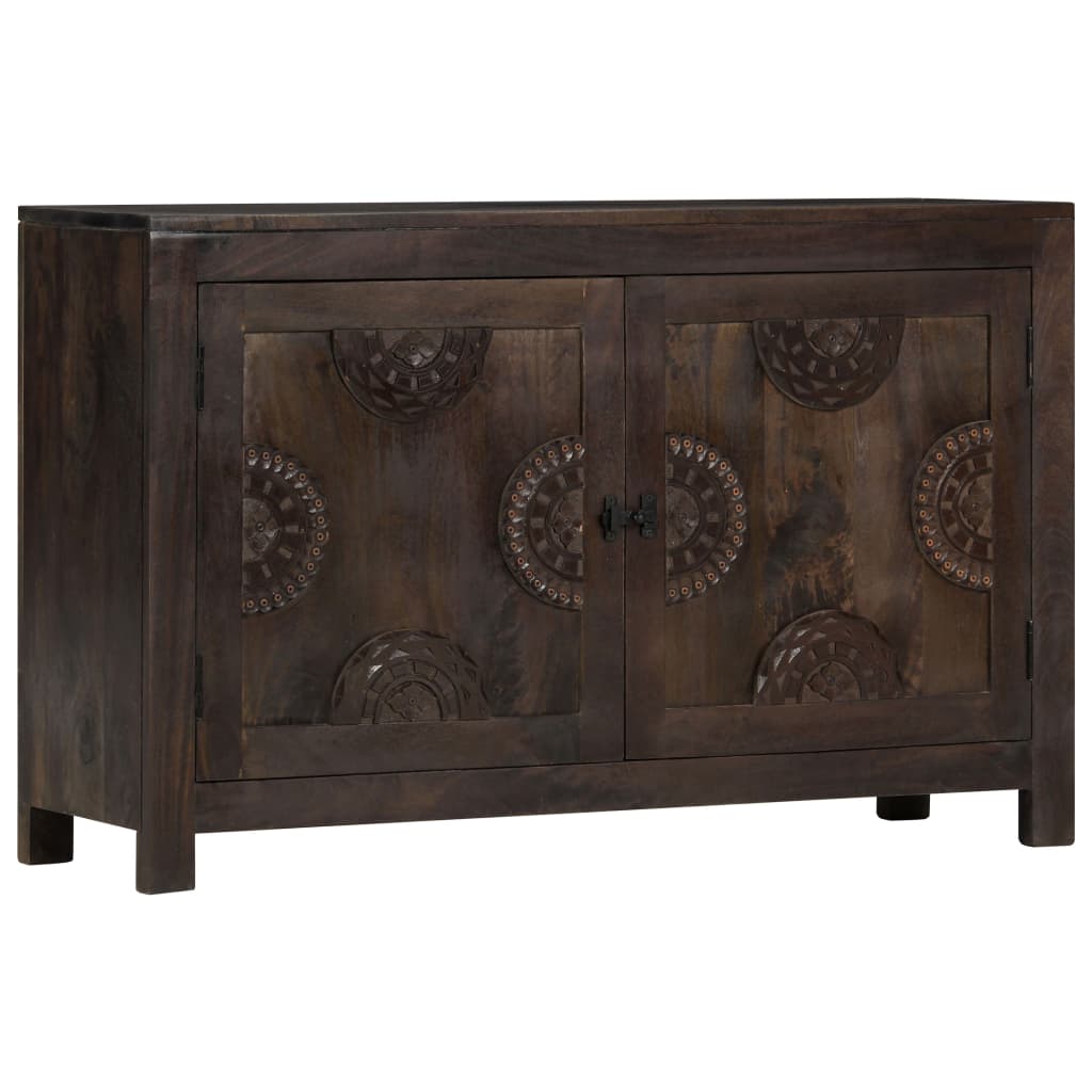 Buffet avec dessin sculpté en Bois de manguier massif