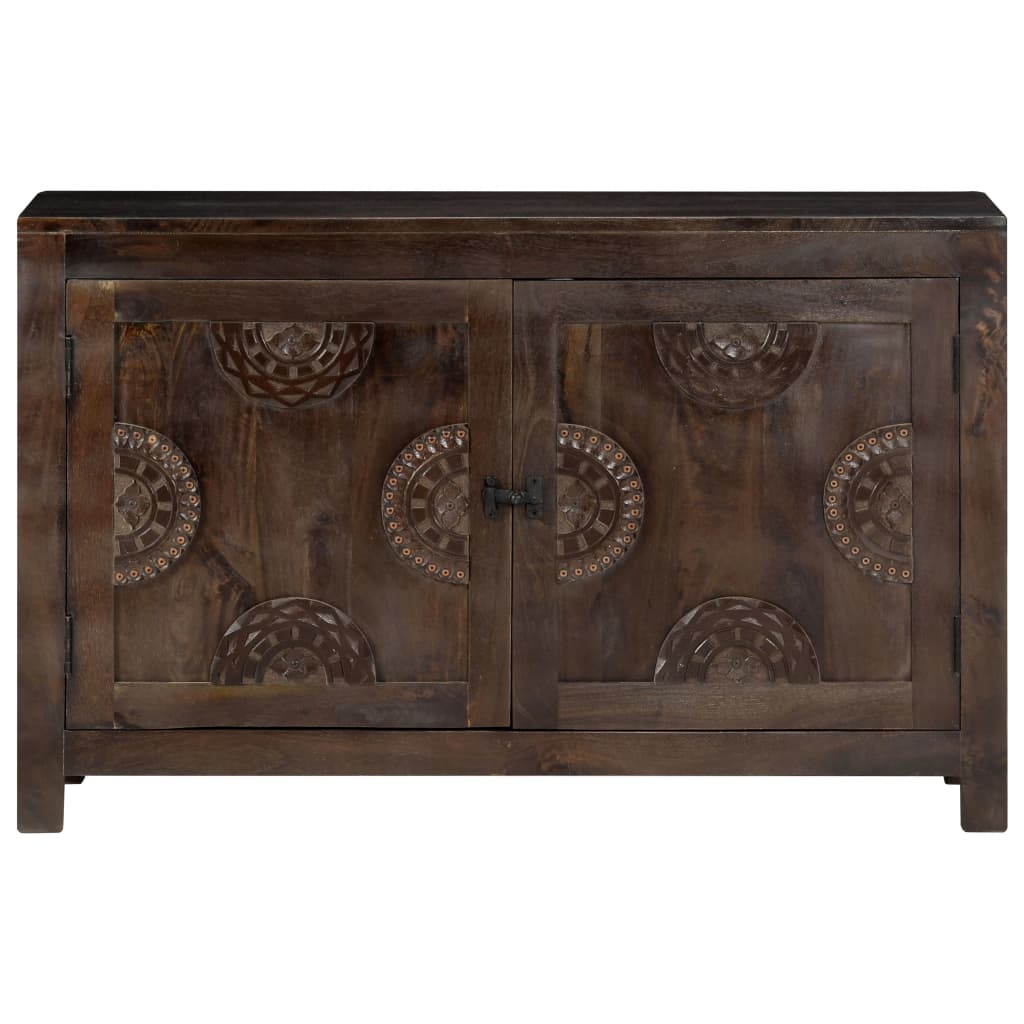 Buffet avec dessin sculpté en Bois de manguier massif