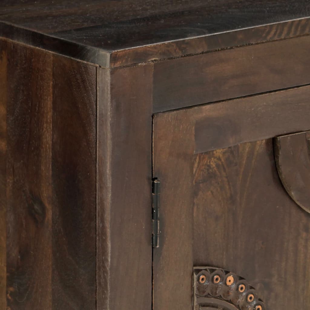 Buffet avec dessin sculpté en Bois de manguier massif