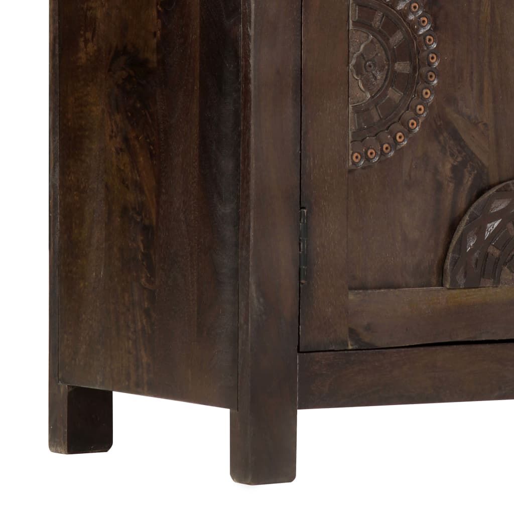 Buffet avec dessin sculpté en Bois de manguier massif