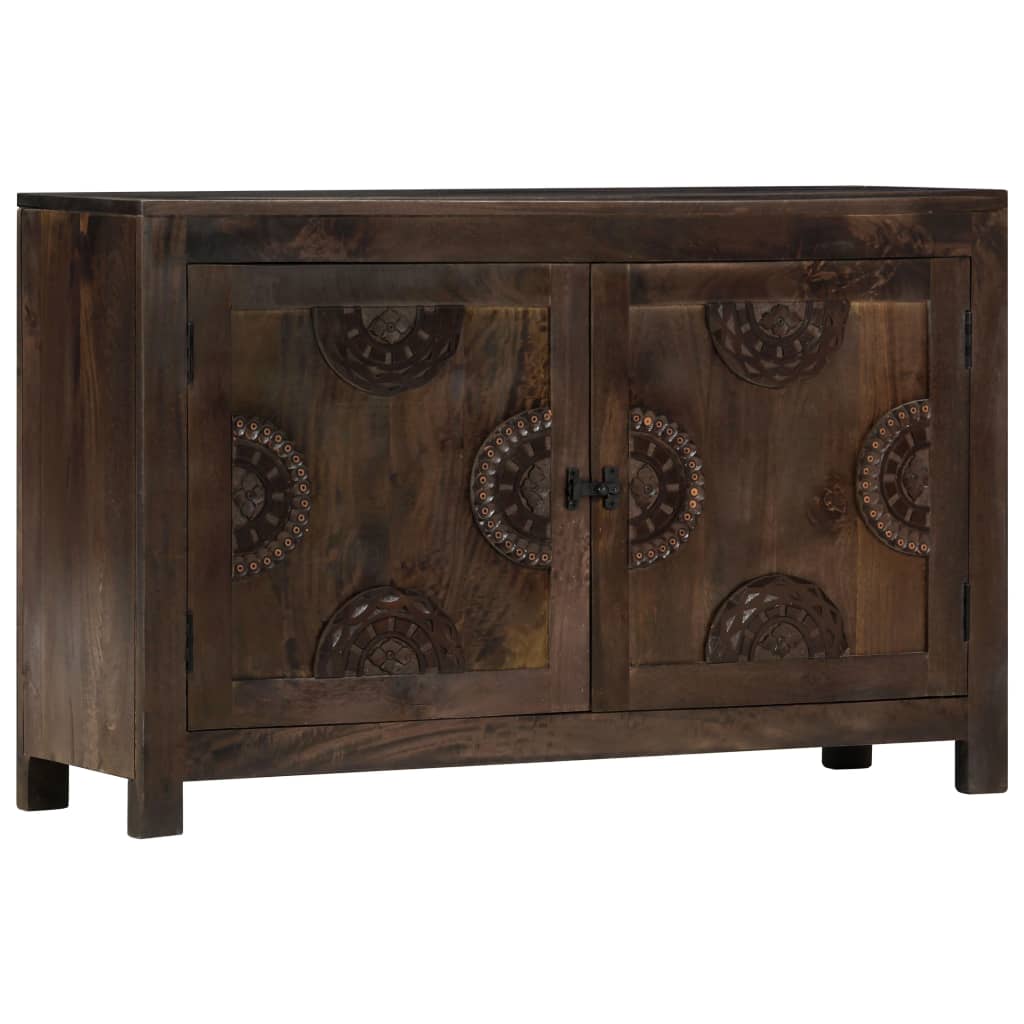 Buffet avec dessin sculpté en Bois de manguier massif