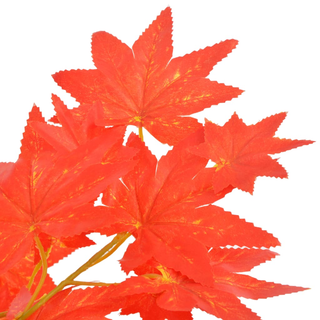 Plante artificielle d'érable avec pot Rouge 120 cm