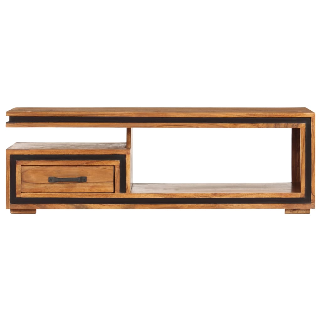 Table basse d'acacia