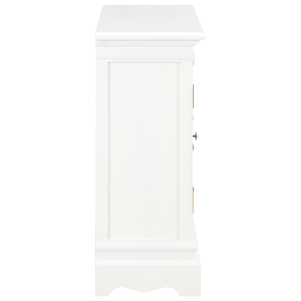 Buffet/ sellier blanc bois