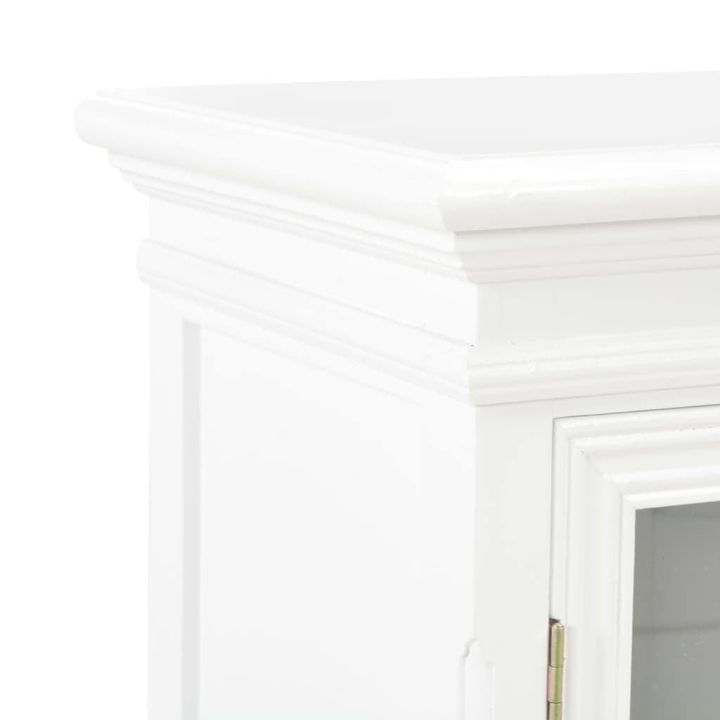 Buffet/ sellier blanc bois