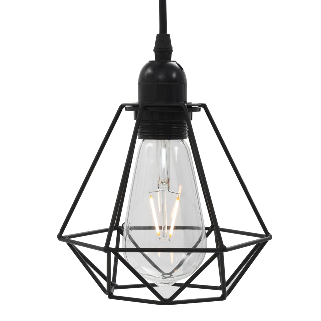 Plafonnier avec diamant Noir