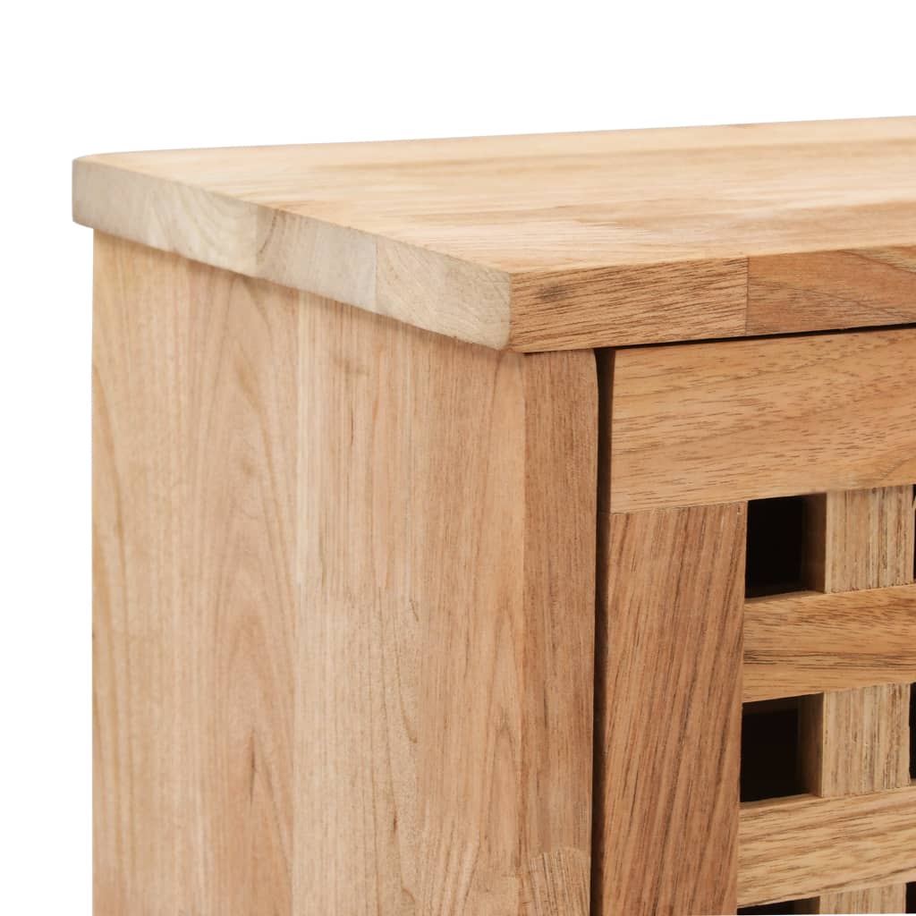 Banc de rangement de chaussures en bois massif