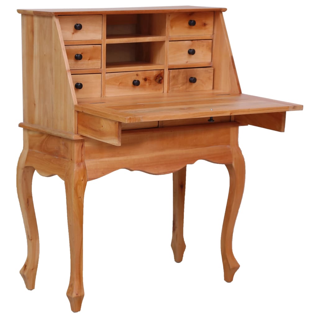 Bureau secrétaire Bois d'acajou massif