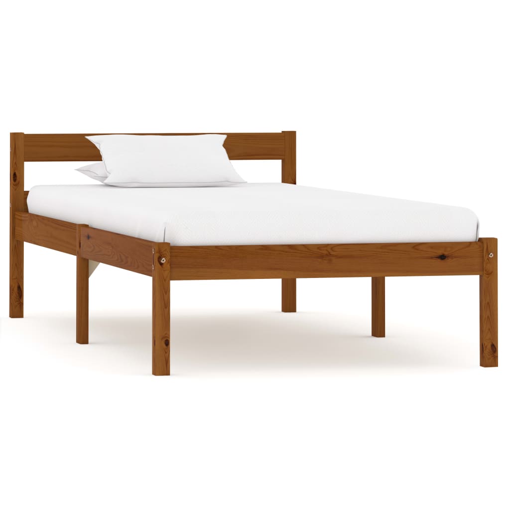 lit Marron en bois