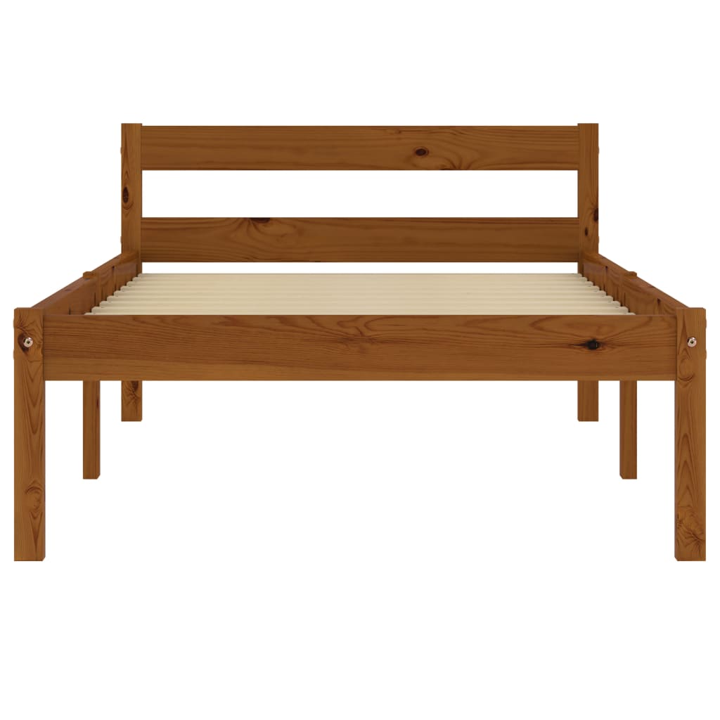 lit Marron en bois