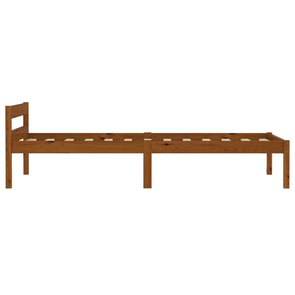 lit Marron en bois