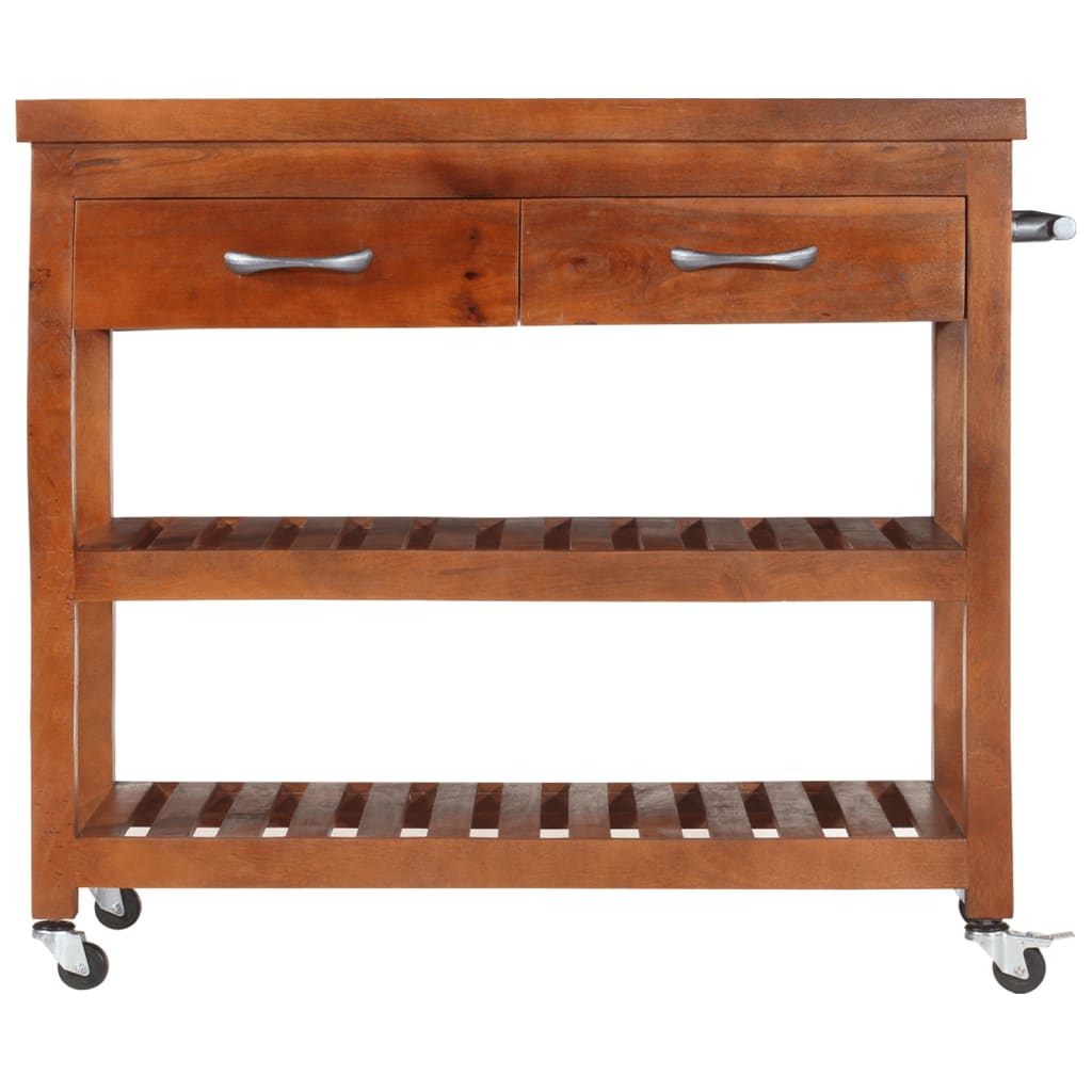 Chariot de cuisine Bois d'acacia massif