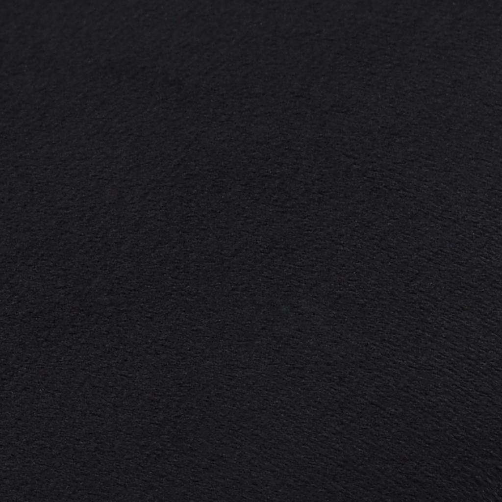 Pouf Noir et doré Velours
