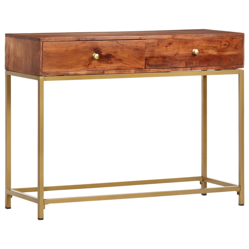 Table console en Bois d'acacia massif