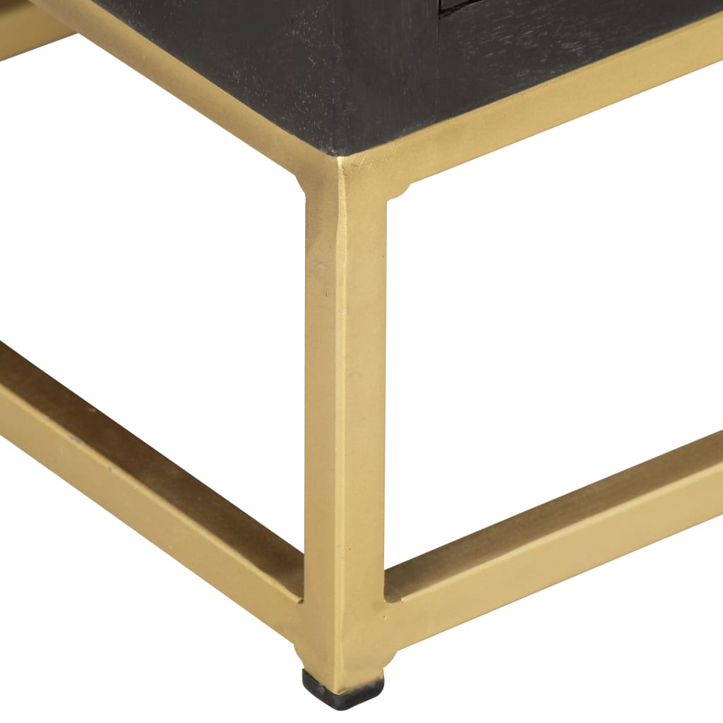 Commode Noir et doré
