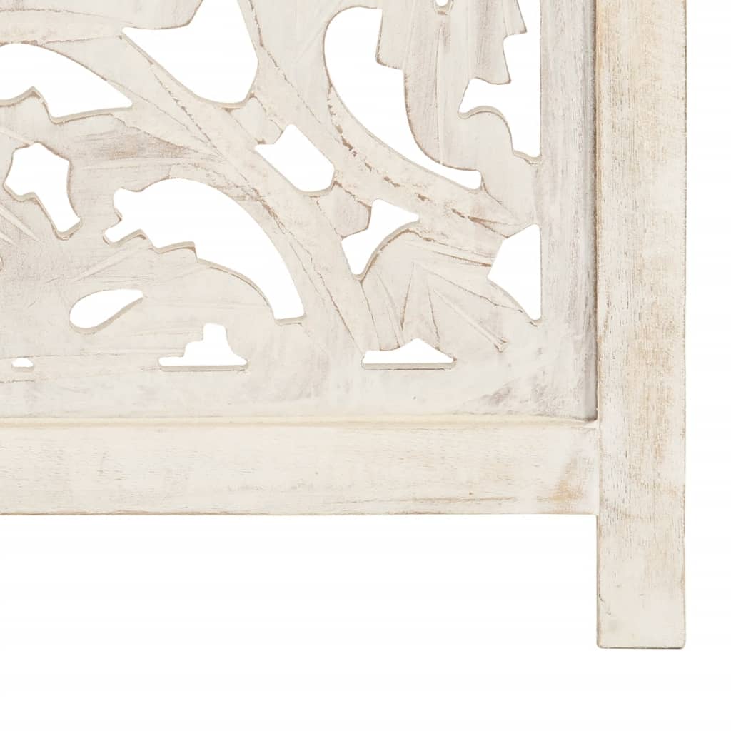 Cloison de séparation Blanc en Bois manguier