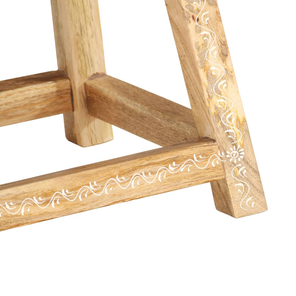 Tabouret peint à la main