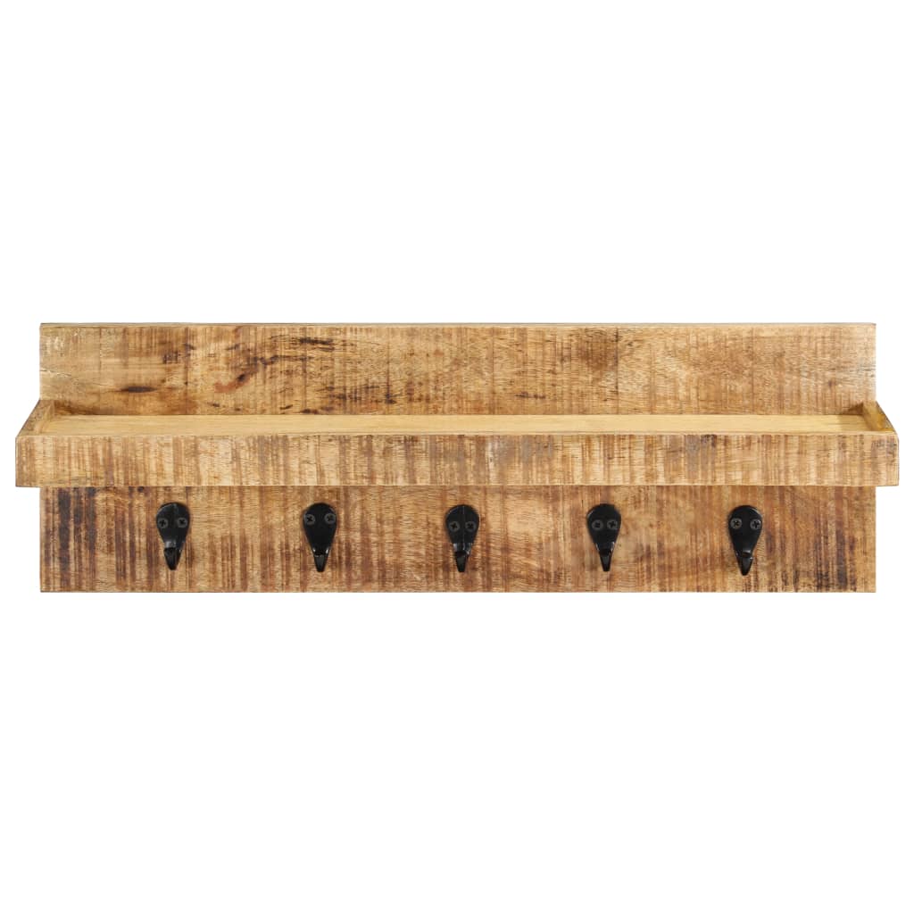 Porte-manteau mural en Bois de manguier