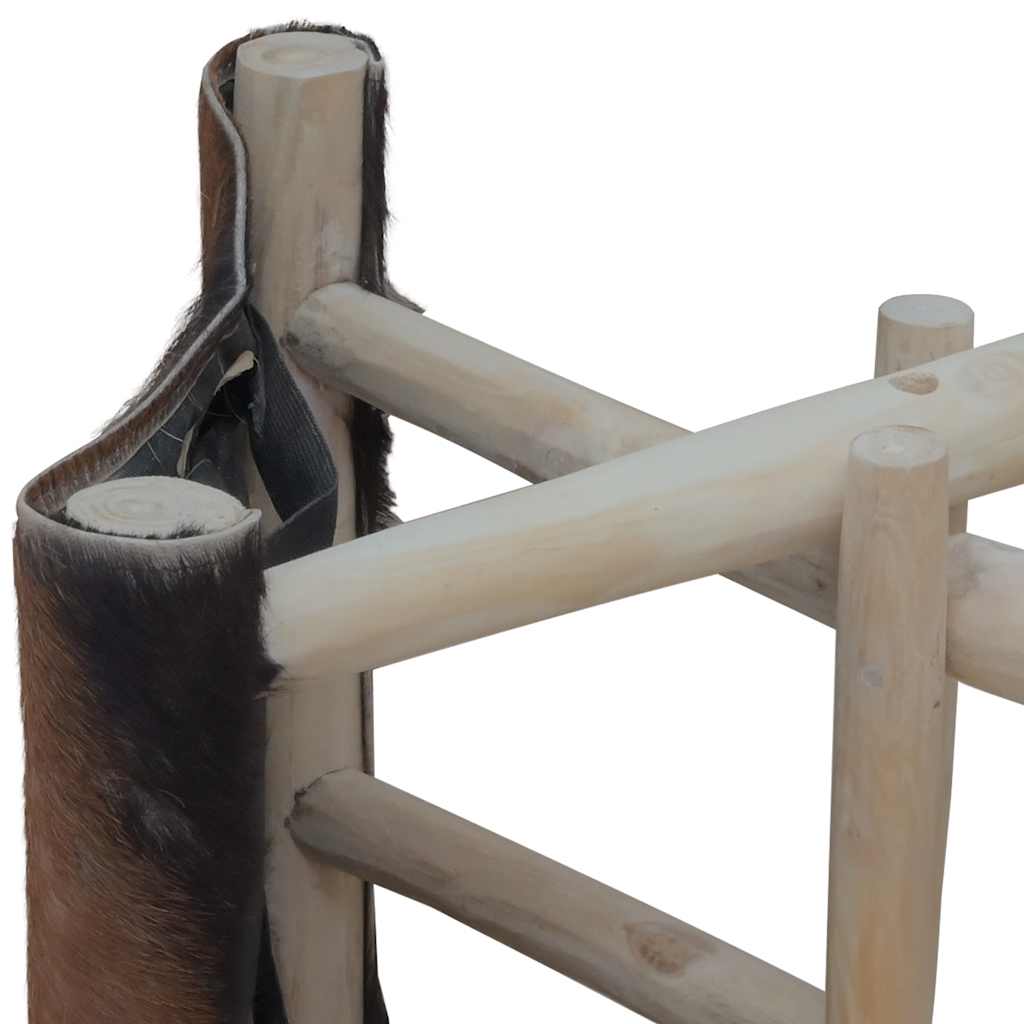 Tabouret pliable Cuir véritable