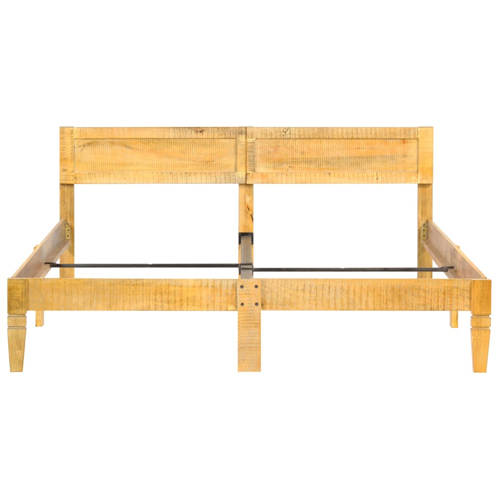 Cadre de lit bois de manguier massif 180 cm