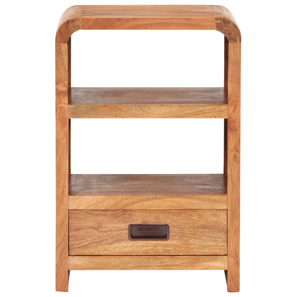 Table de chevet Bois acacia massif et finition miel