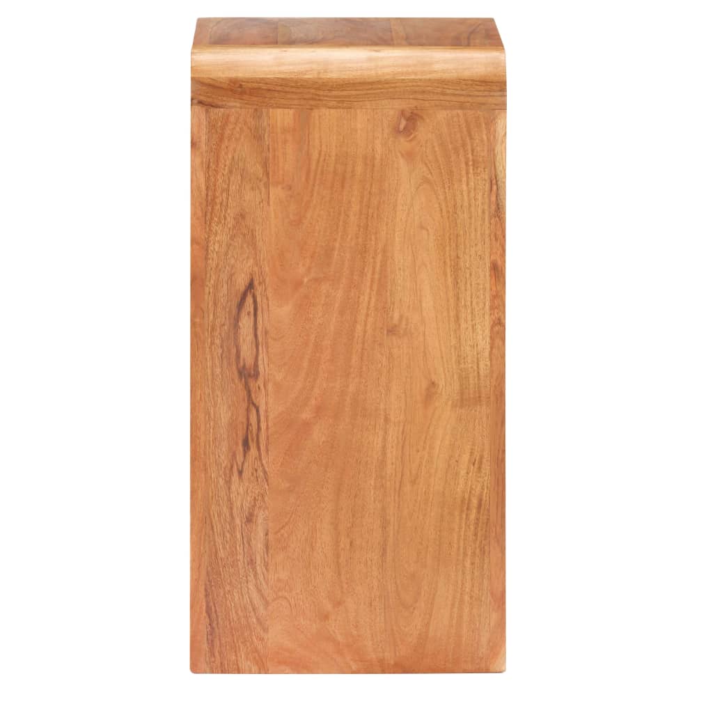 Table de chevet Bois acacia massif et finition miel