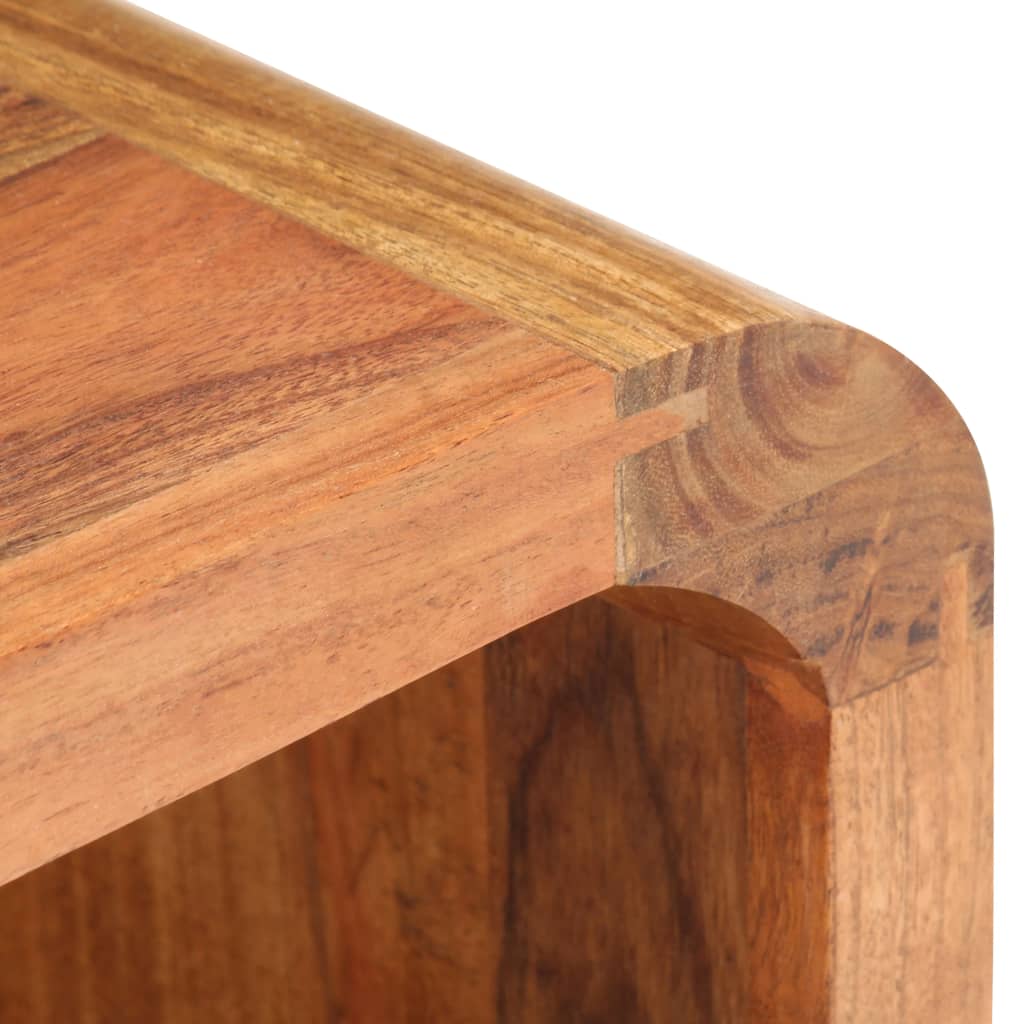 Table de chevet Bois acacia massif et finition miel