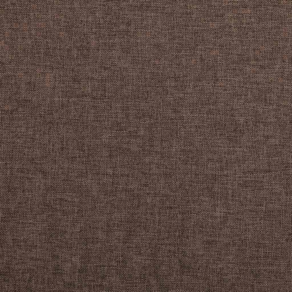 Rideau occultant Aspect de lin Taupe