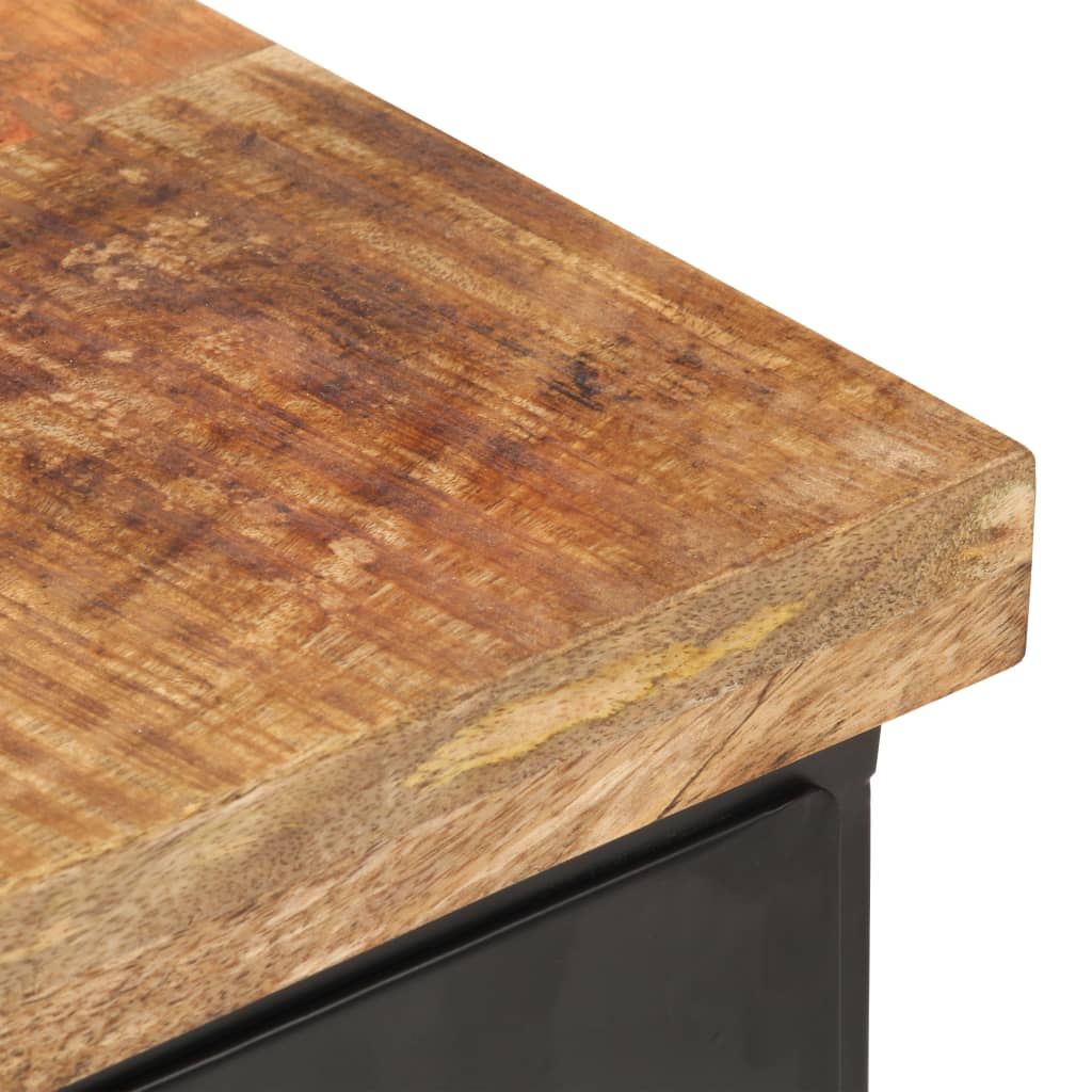Table de chevet Bois de manguier noir