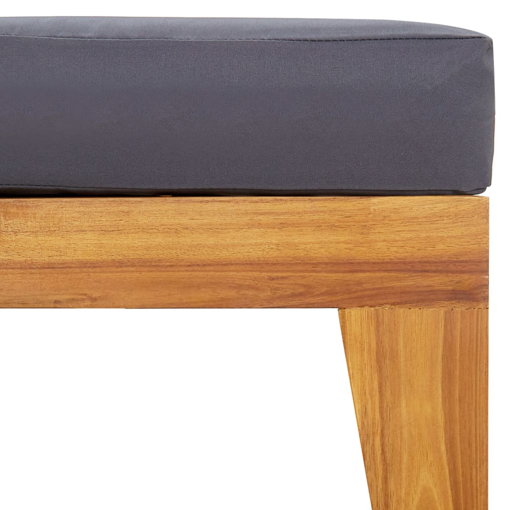 pouf gris d'acacia