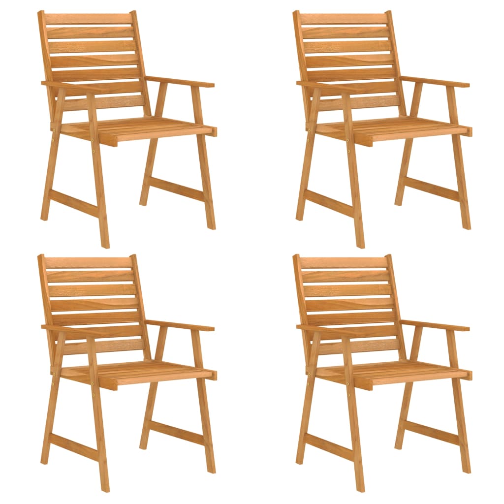 Ensemble à manger de jardin 5 pcs Bois d'acacia