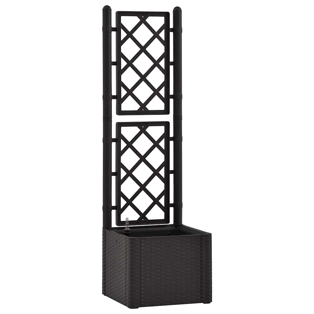 jardinière treillis avec système d'arrosage Anthracite