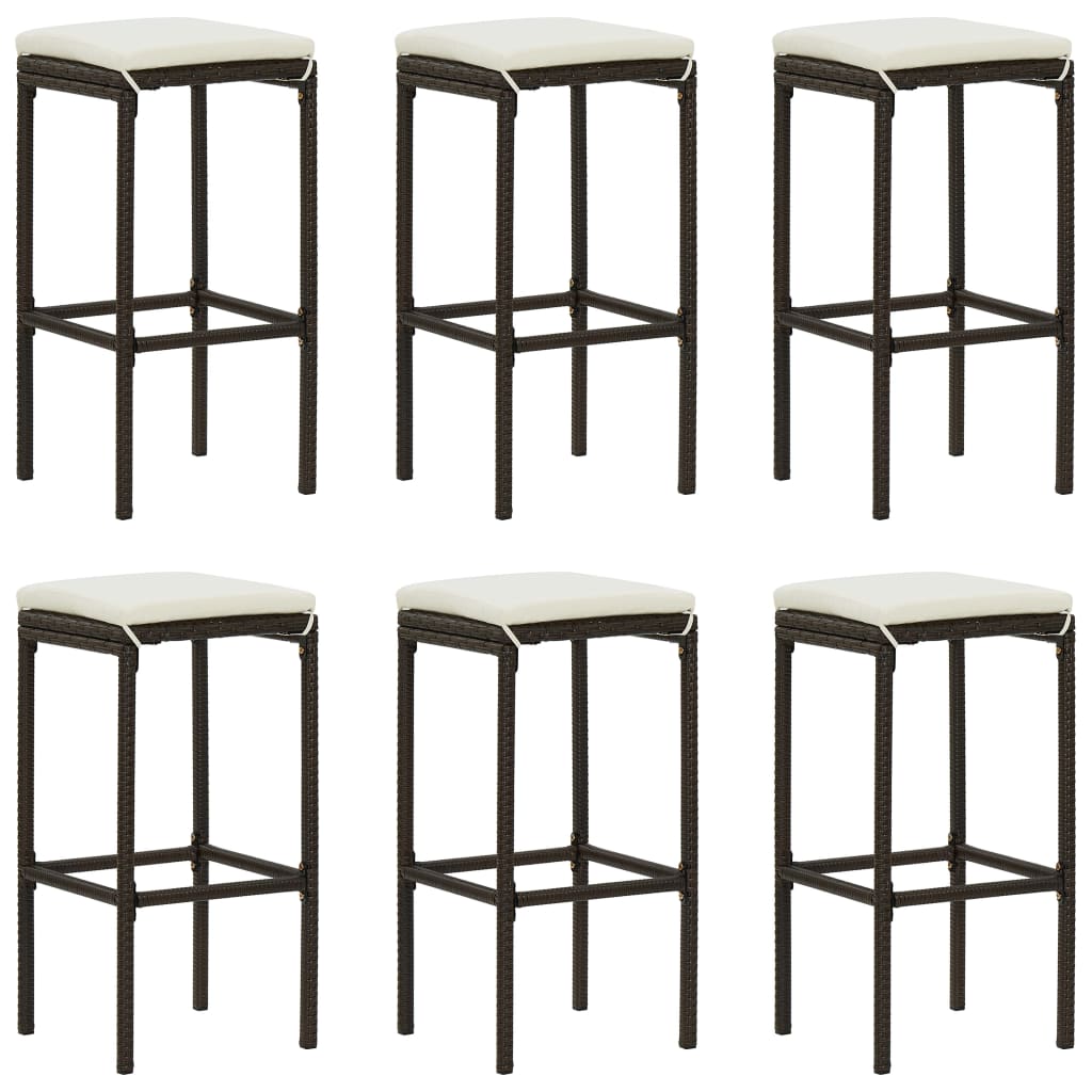 Ensemble 7 pcs tressée Marron