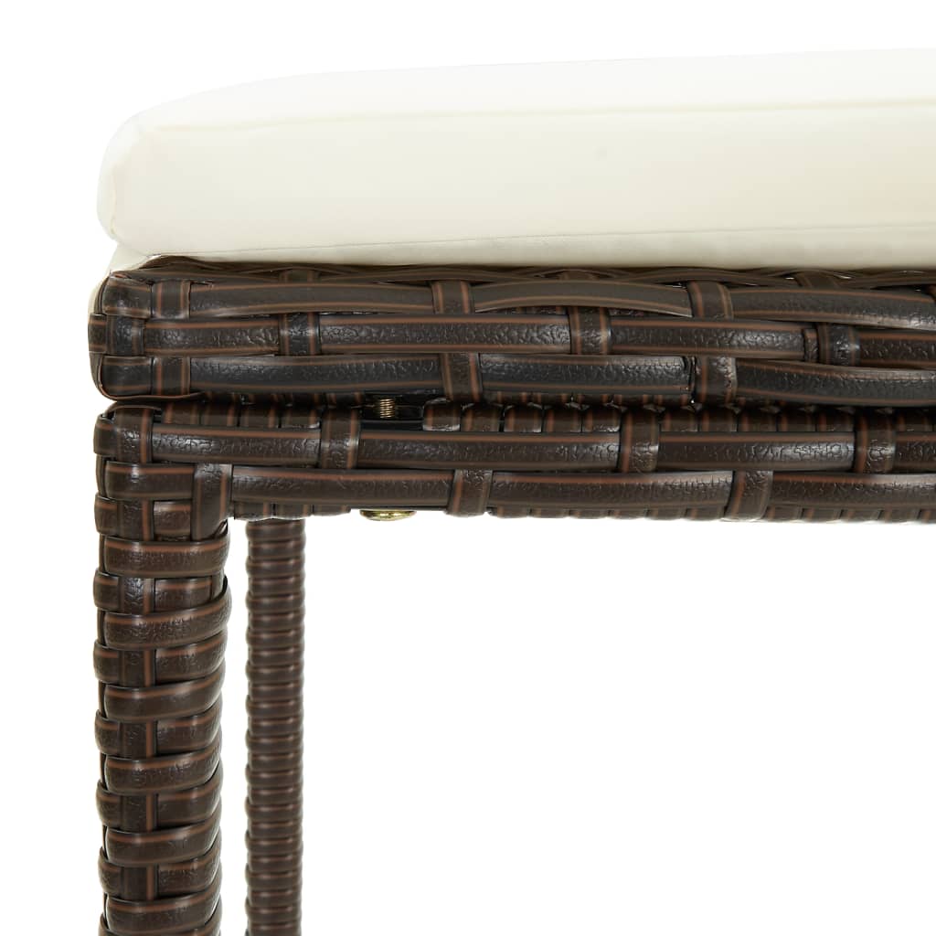Ensemble 7 pcs tressée Marron